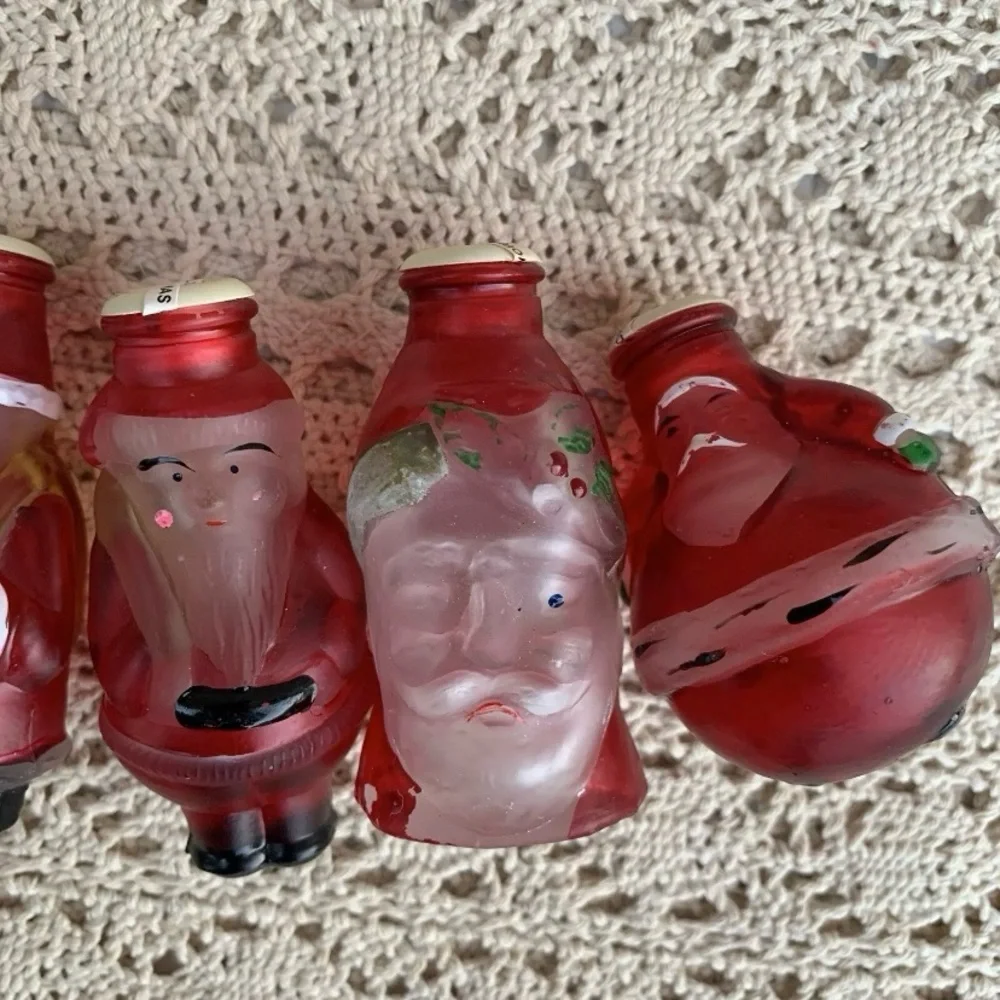 Vintage Old World Christmas Glass String Light Covers 1970s